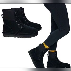 Size 6 - New Women's KOOLABURRA BY UGG Black Suede Leather Boots